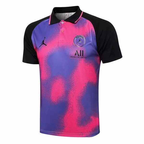 Polo Paris Saint Germain 2021-22 Lila Pink Fussballtrikots Günstig